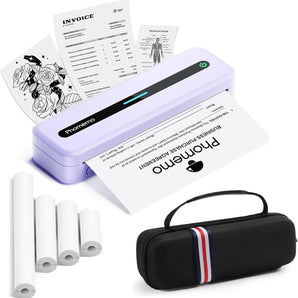 Phomemo Portable Thermal Printer, M832 Inkless Wireless Bluetooth Mobile Printer, Support 8.5" X 11" US Letter and A4 Size, Compatible with Phone Laptop for Business Office Home Use, 300dpi, with Case