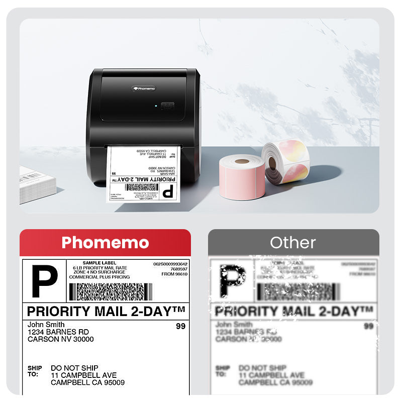 Phomemo D520-BT Bluetooth Shipping Label Printer