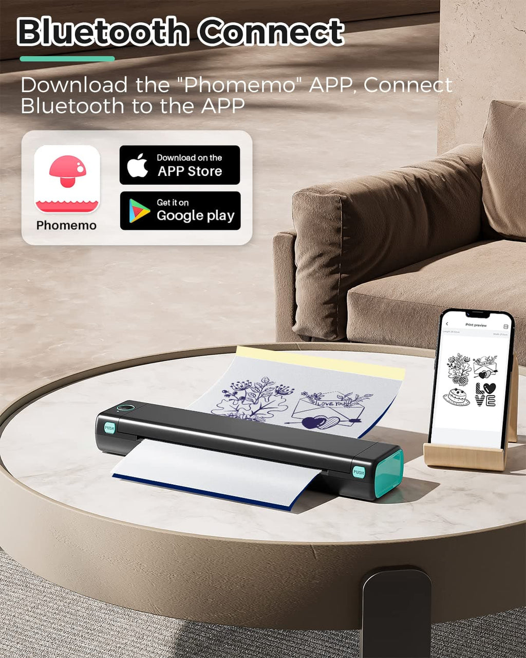 Flash Sale - Phomemo M08F Wireless Tattoo Stencil Printer - Phomemo