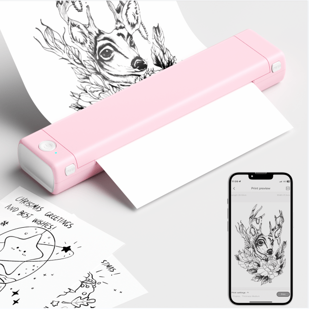 Flash Sale - Phomemo M08F Wireless Tattoo Stencil Printer - Phomemo