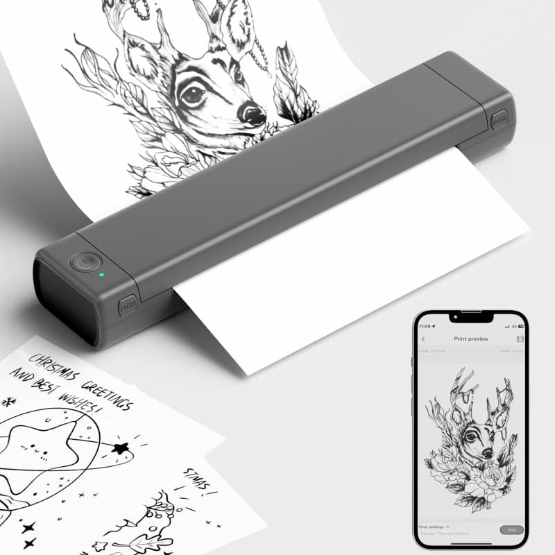 Flash Sale - Phomemo M08F Wireless Tattoo Stencil Printer - Phomemo