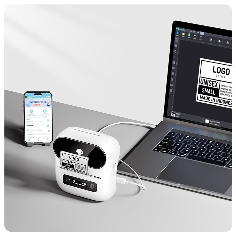 Flash Sale - Phomemo M220 Bluetooth Portable Thermal Business Label Maker - Phomemo