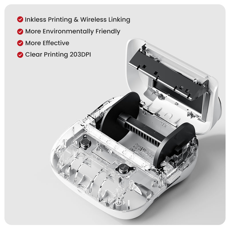 Flash Sale - Phomemo M220 Bluetooth Portable Thermal Business Label Maker - Phomemo
