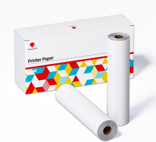 Phomemo 1/2 Rolls Thermal Paper for M08F Portable Printer - Phomemo