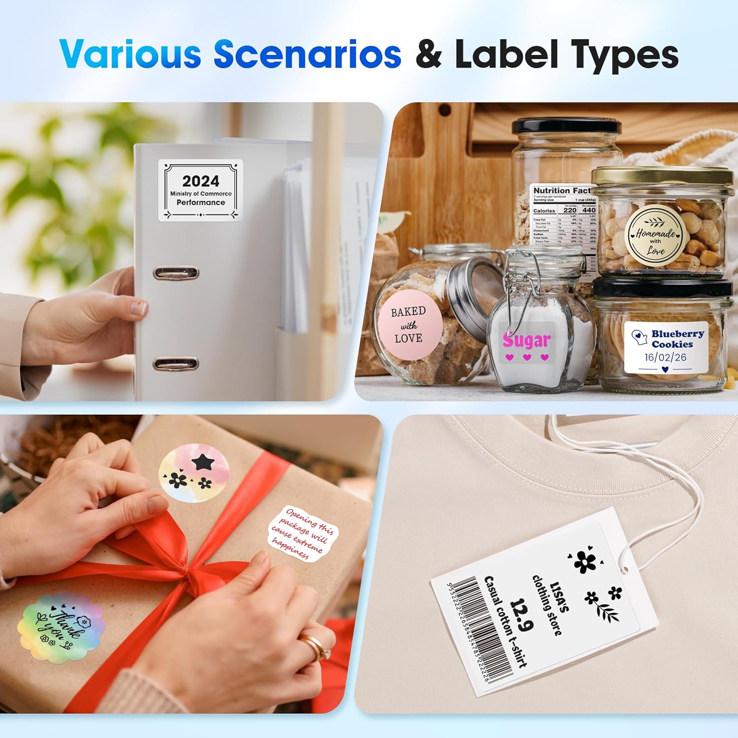 Phomemo M250 Bluetooth Portable Thermal Business Label Maker - Phomemo