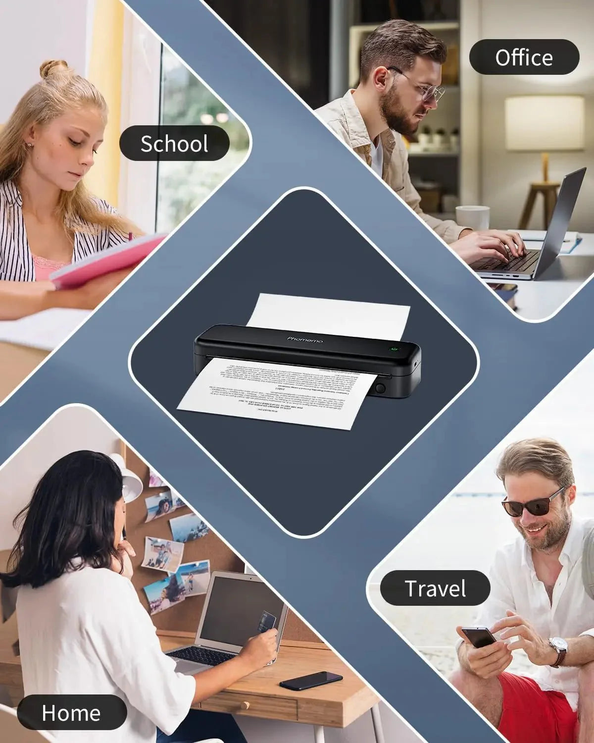 Phomemo Thermal Portable Printer M834 Bluetooth - Phomemo