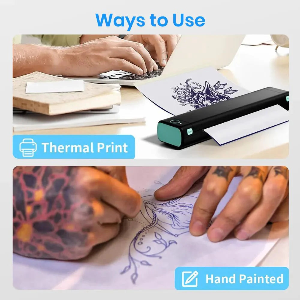 Phomemo Upgraded Tattoo Transfer Paper For M08F/TP81/TP83/TP87 Tattoo Printer - Phomemo